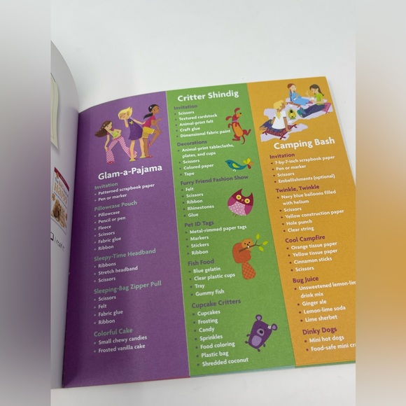 3/$15 AMERICAN GIRL: Slumber Wonders: Slumber Party Book - Picture 5 of 6